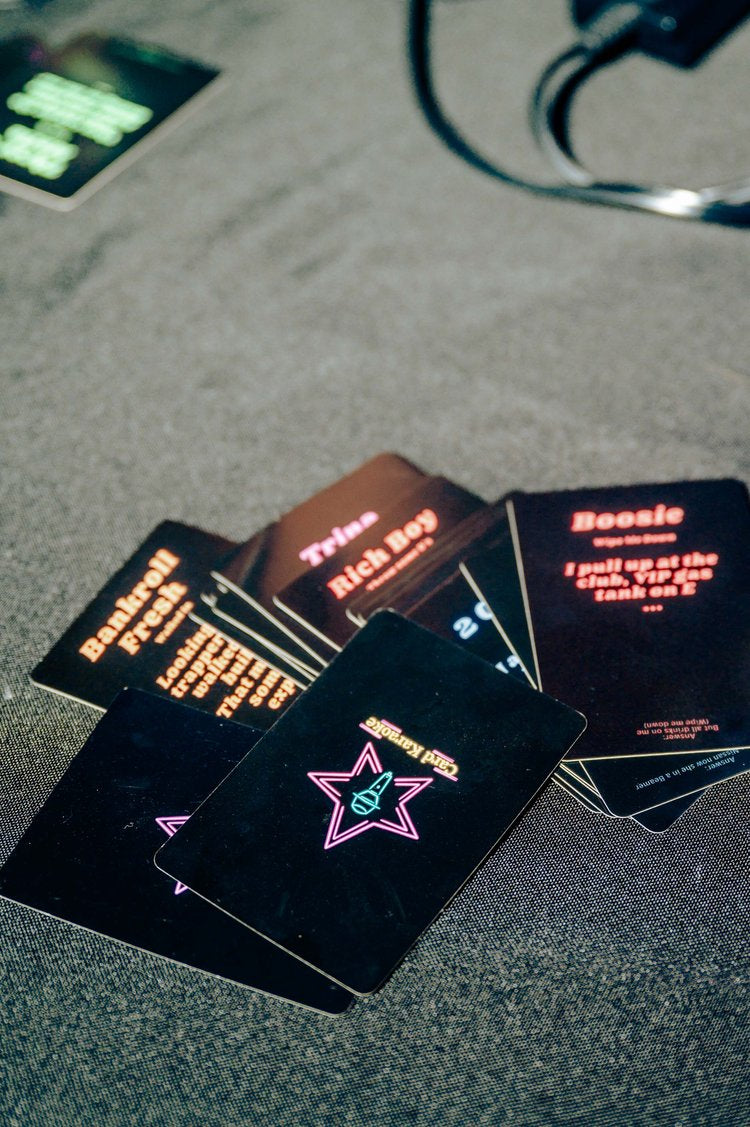 Card Karaoke Playing Cards